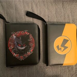 Black and Yellow Card Holder Set